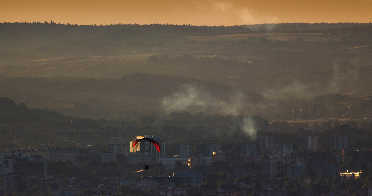 Paralotnie, Kraków