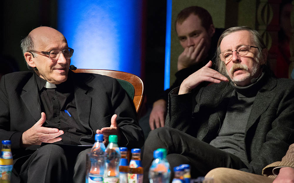 ks. prof. Micha� Heller, prof. Zbigniew Miko�ejko