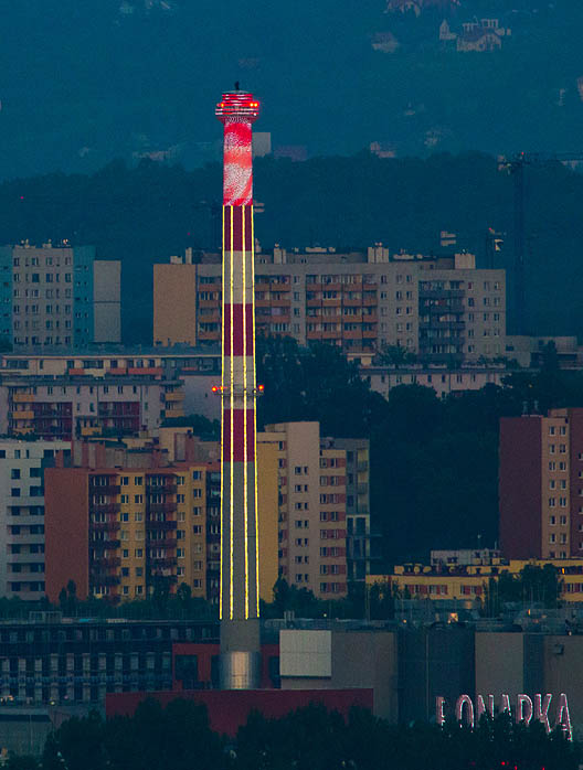 Komin Bonarka z Kopca Ko�ciuszki
