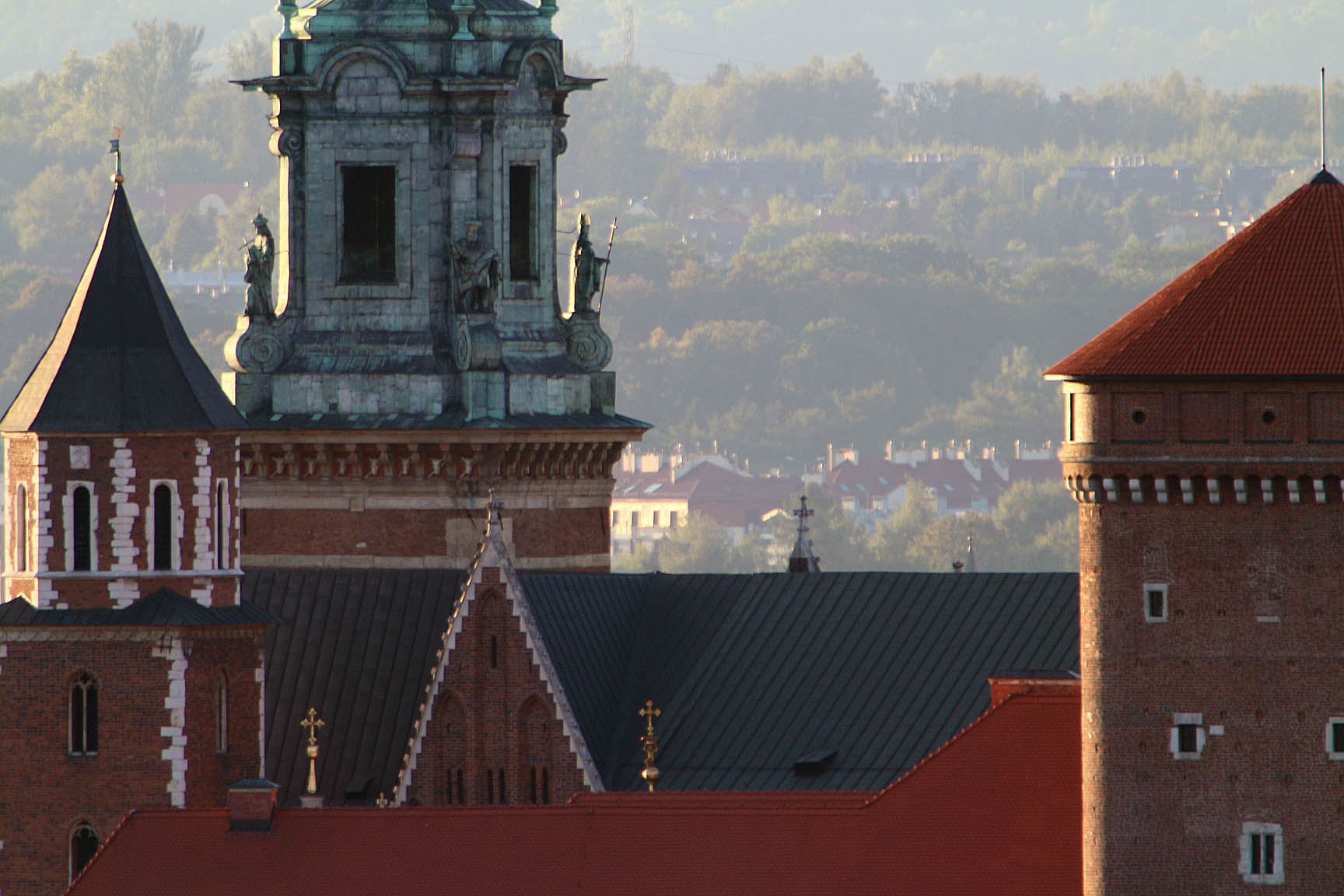 Wawel z Kopca Krakusa