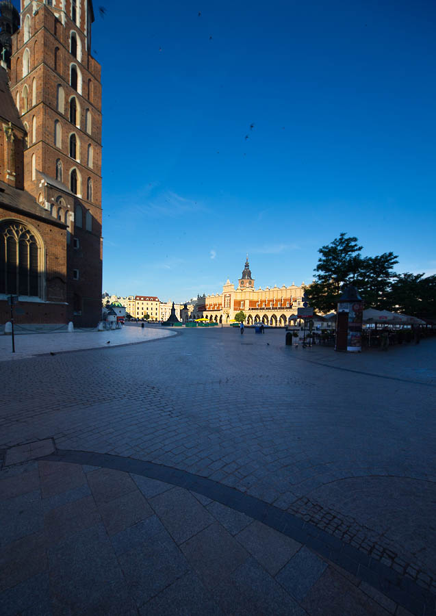 Rynek, Krak�w o �wicie