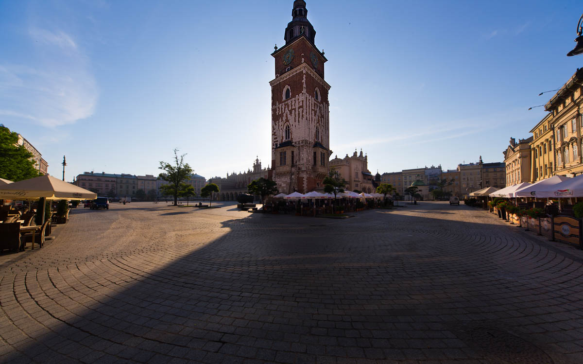 Rynek, Krak�w o �wicie