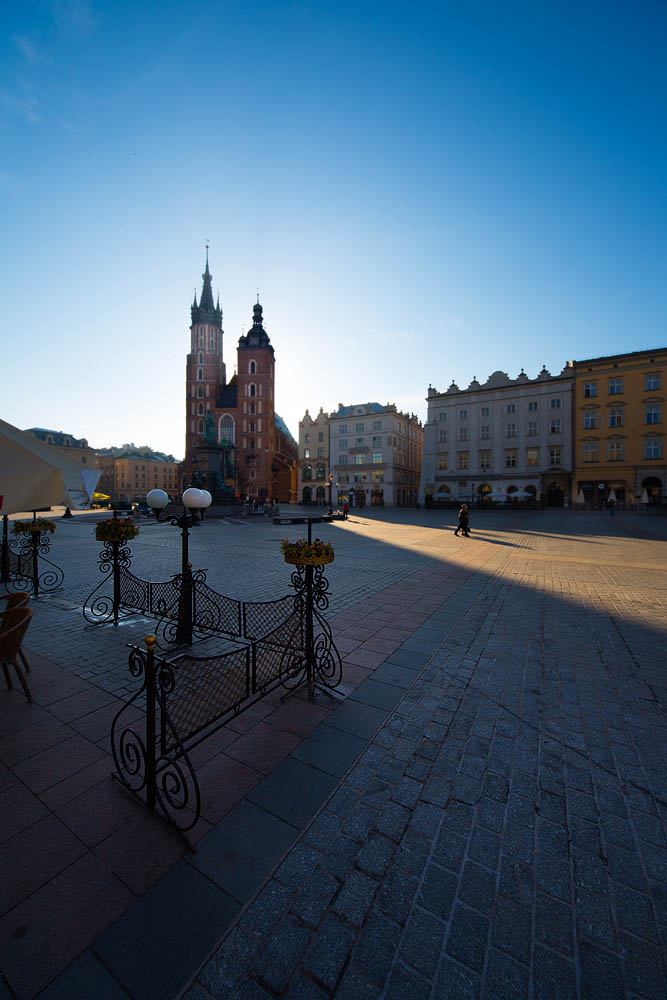 Rynek, Krak�w o �wicie