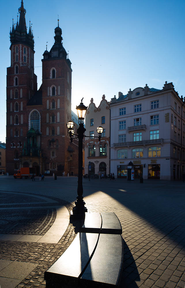 Rynek, Krak�w o �wicie