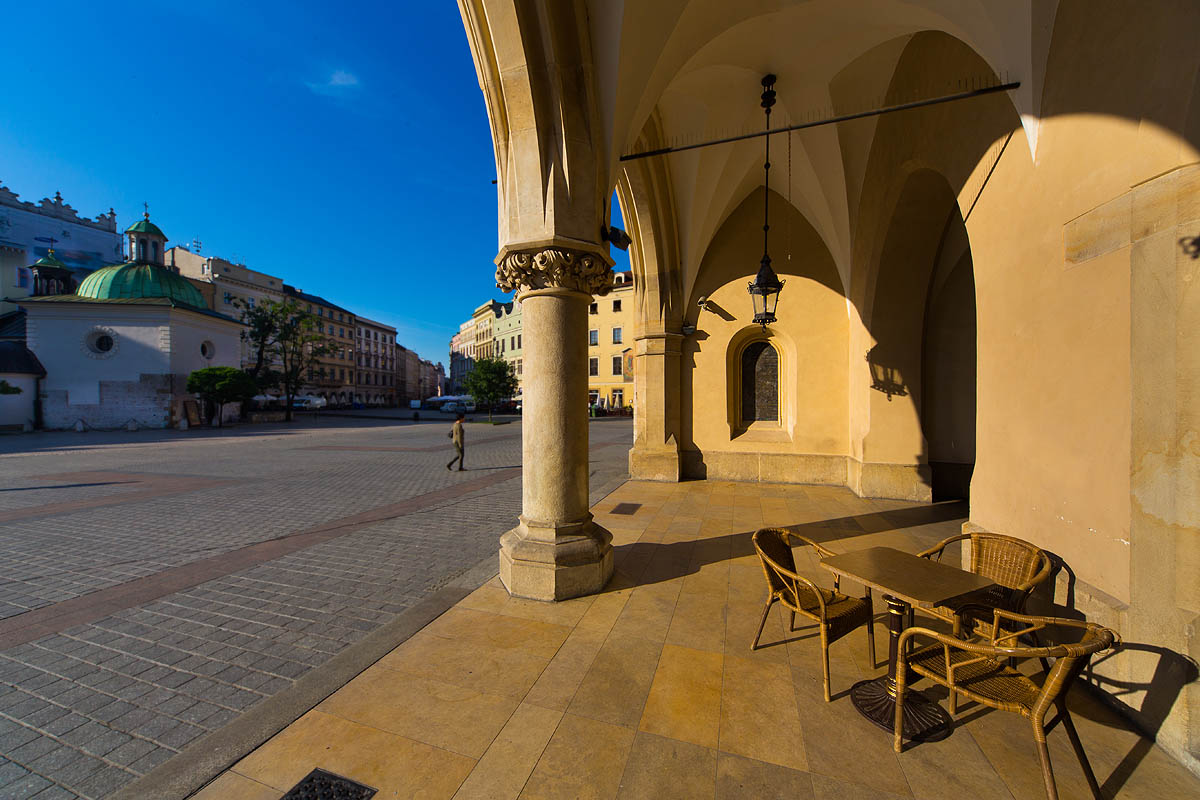 Rynek, Krak�w o �wicie