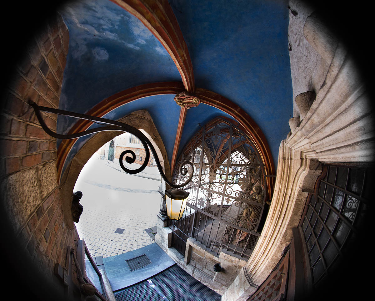 Krak�w, Ko�ci� �w Barbary, Fish Eye