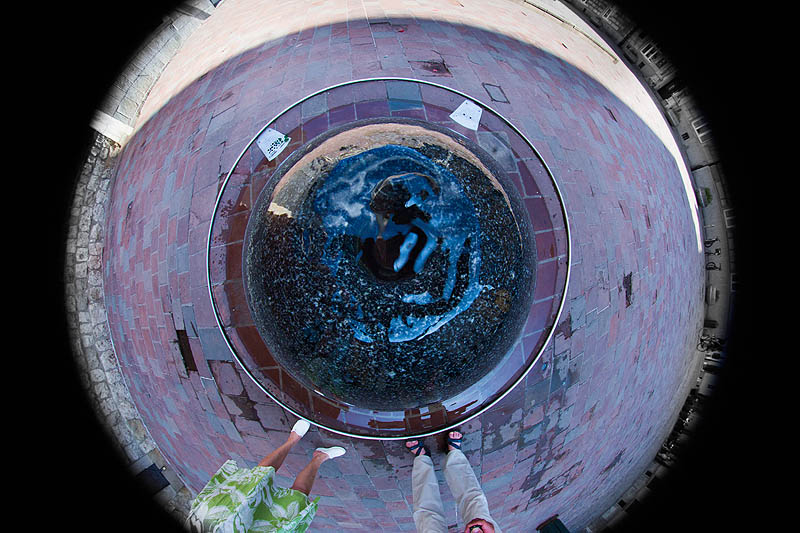 Krak�w, Plac �w. Marii Magdaleny, Fish Eye