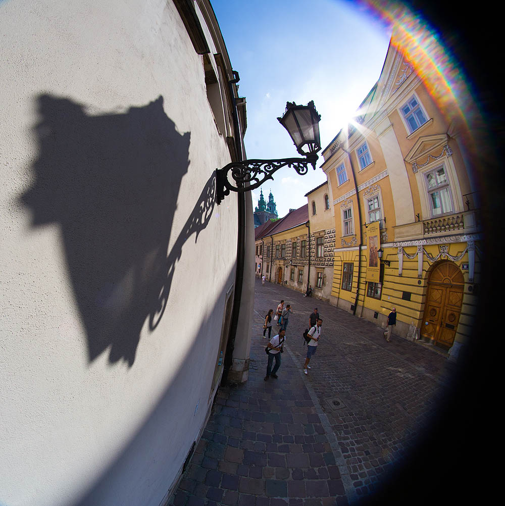 Krak�w, ul. Kanonicza, Fish Eye