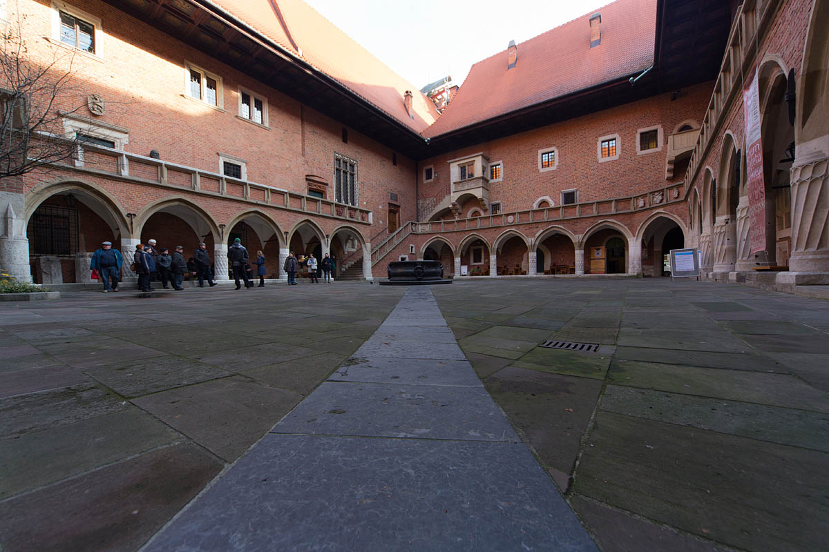 Dziedziniec Collegium Maius