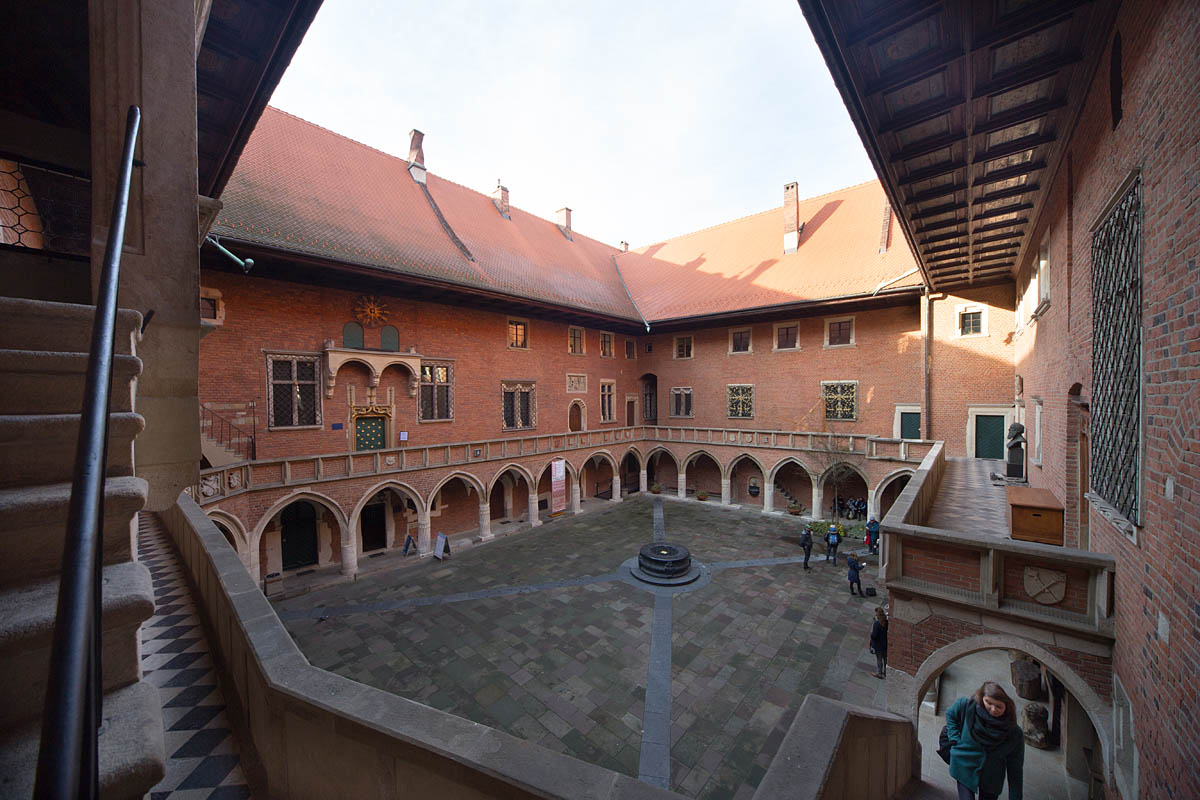 Dziedziniec Collegium Maius