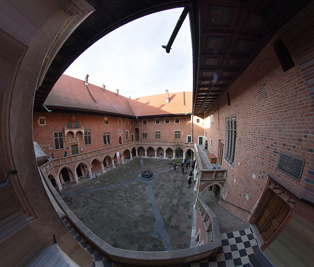 Dziedziniec Collegium Maius