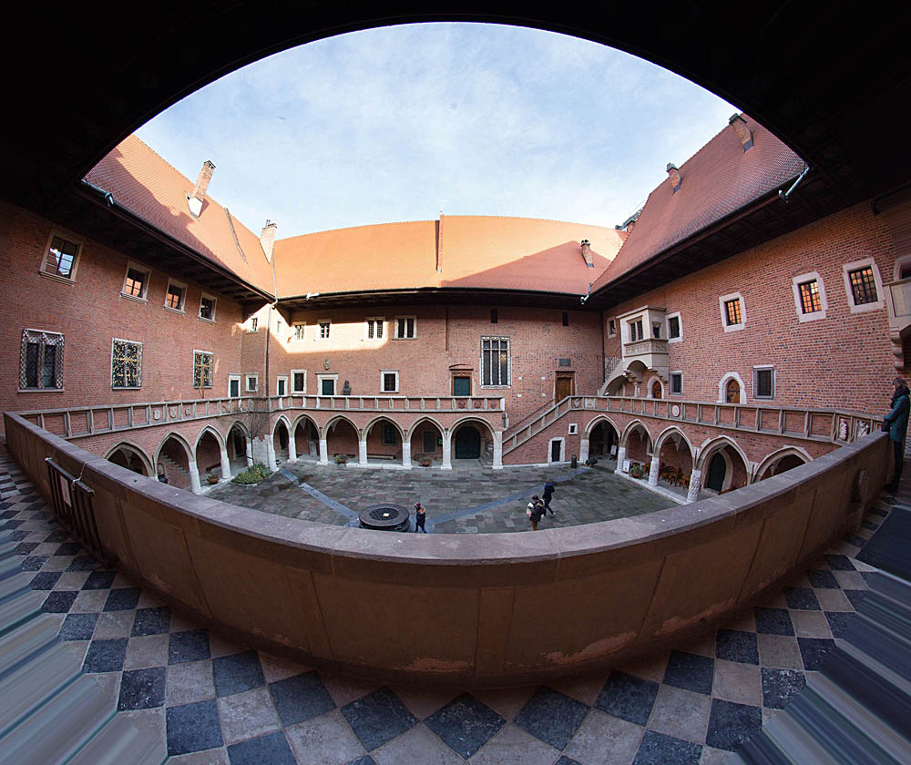 Dziedziniec Collegium Maius