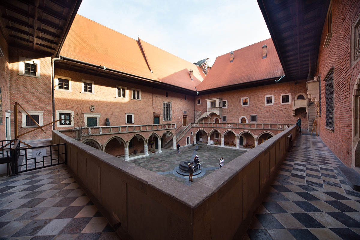 Dziedziniec Collegium Maius