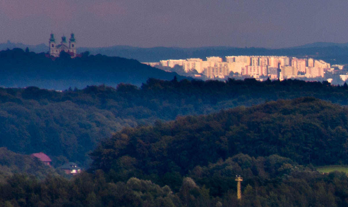 Widok z Zamku Tenczyn